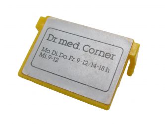 Schild hängend Schild hängend