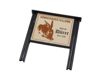 Schild Werbetafel Museum Schild Werbetafel Museum