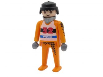 Mann Schlittenfahrer Mann Schlittenfahrer