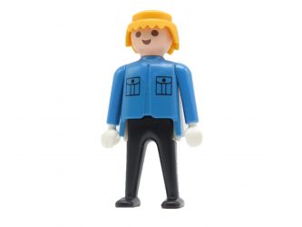 Mann Polizist Postbote Mann Polizist Postbote