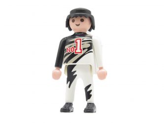 Mann Rennfahrer Mann Rennfahrer