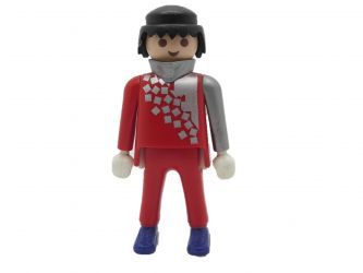 Mann Bobfahrer Mann Bobfahrer