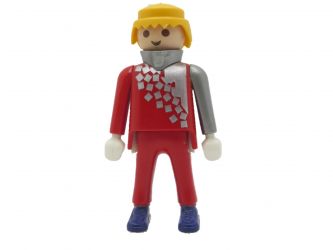 Mann Bobfahrer Mann Bobfahrer