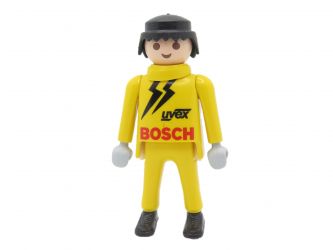 Mann Rennfahrer Mann Rennfahrer