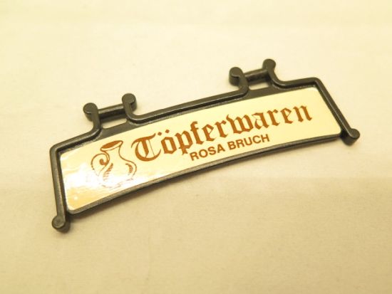 Schild Rathaus/ Töpferwaren Schild Rathaus/ Töpferwaren