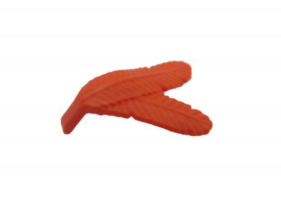 2 Federn mit abgebogenen Stiel 2 Federn mit abgebogenen Stiel