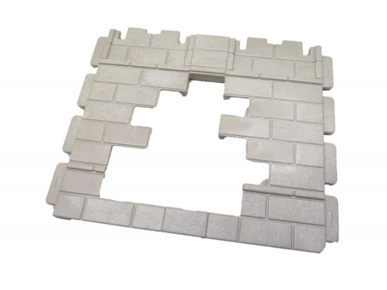 Wand Burg mit Durchbruch Wand Burg mit Durchbruch