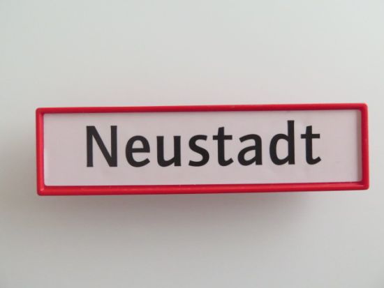 Schild rechteckig Schild rechteckig