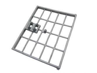 Tür links Gittertür Tür links Gittertür