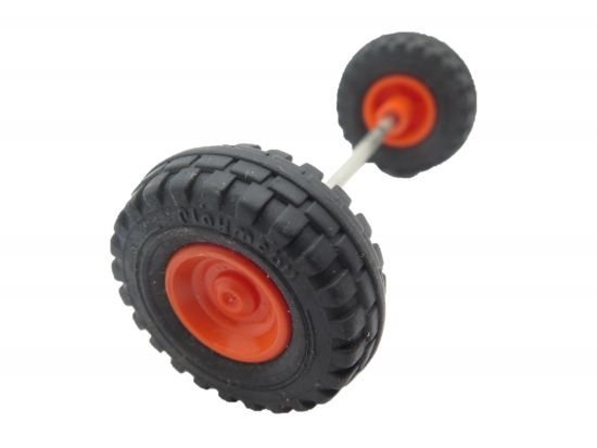 Achse mit Räder 34x87mm Achse mit Räder 34x87mm