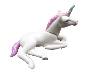 Einhorn Fohlen liegend Einhorn Fohlen liegend
