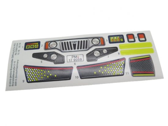 Aufkleber Schneetruck Eispiraten Aufkleber Schneetruck Eispiraten