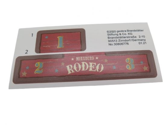 Aufkleber Podest Rodeo Spirit Aufkleber Podest Rodeo Spirit