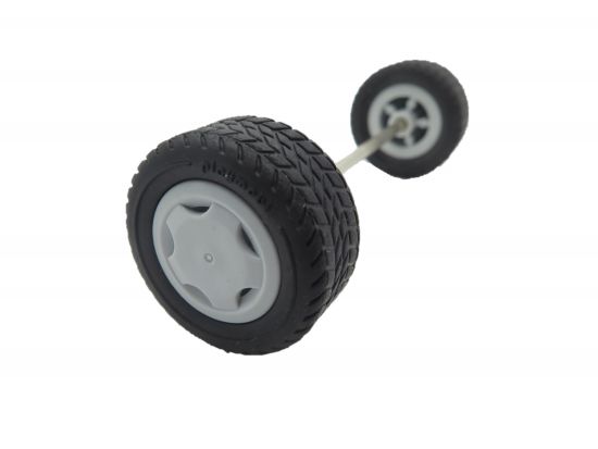 Achse mit Felgen +Reifen 3x102mm Achse mit Felgen +Reifen 3x102mm