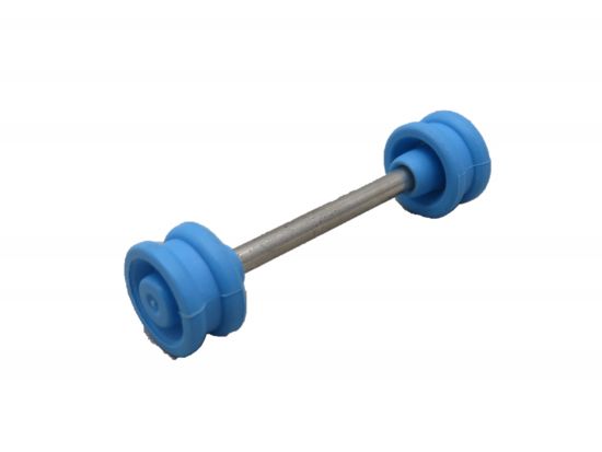 Achse mit Felgen10x40mm Achse mit Felgen10x40mm