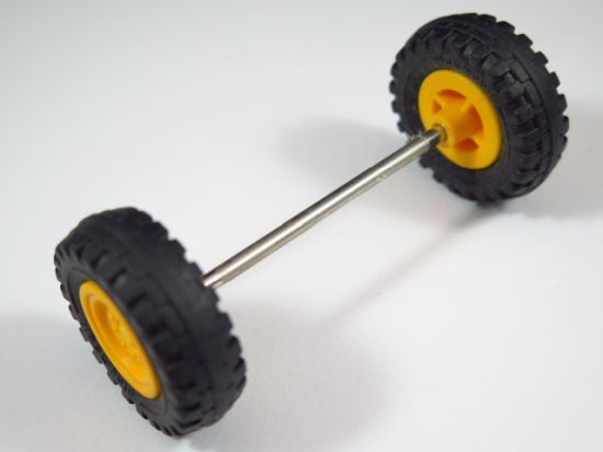 Achse mit Räder 35x83mm Achse mit Räder 35x83mm