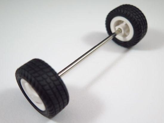 Achse mit Räder 30x90mm Achse mit Räder 30x90mm