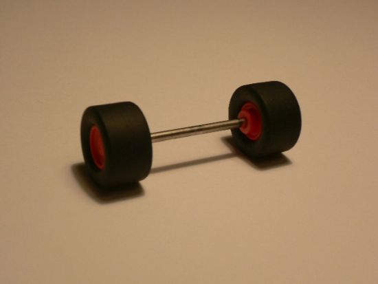 Achse mit Räder 20x58mm Achse mit Räder 20x58mm