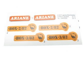 Aufkleber Ariane Aufkleber Ariane