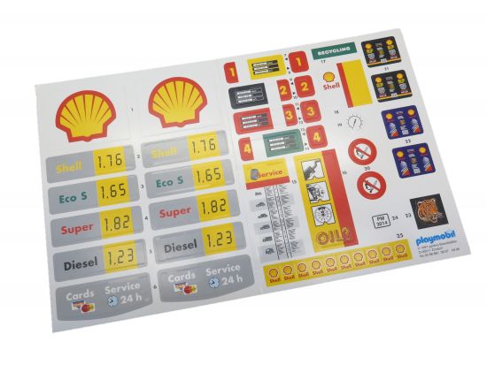 Aufkleber Shell Tankstelle Aufkleber Shell Tankstelle