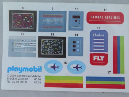 Aufkleber Flughafen Aufkleber Flughafen